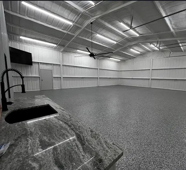 resurfaced epoxy floor